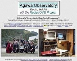 Agawa NASA Japan Jupiter Observatory + Astronomy Radio/Internet