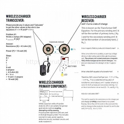WIRELESS CHARGER BASIC CIRCUITS/DIAGRAM (SIMPLE EXAMPLES)
